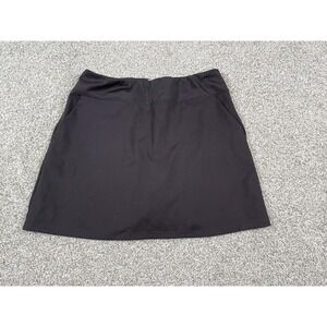 Tommy Bahama Womens Skort Skirt Golf Skort Black Medium Pockets Size M